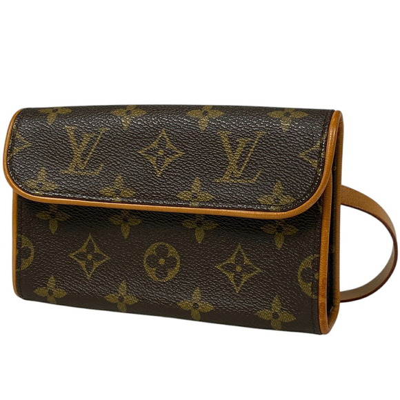 Louis Vuitton Florentine Pochette Waist Bag Pouch Body Monogram Brown - Picture 1 of 6